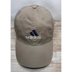 Adidas 2 Stripes Slideback Baseball Hat Brown One Size Embroidered Logo